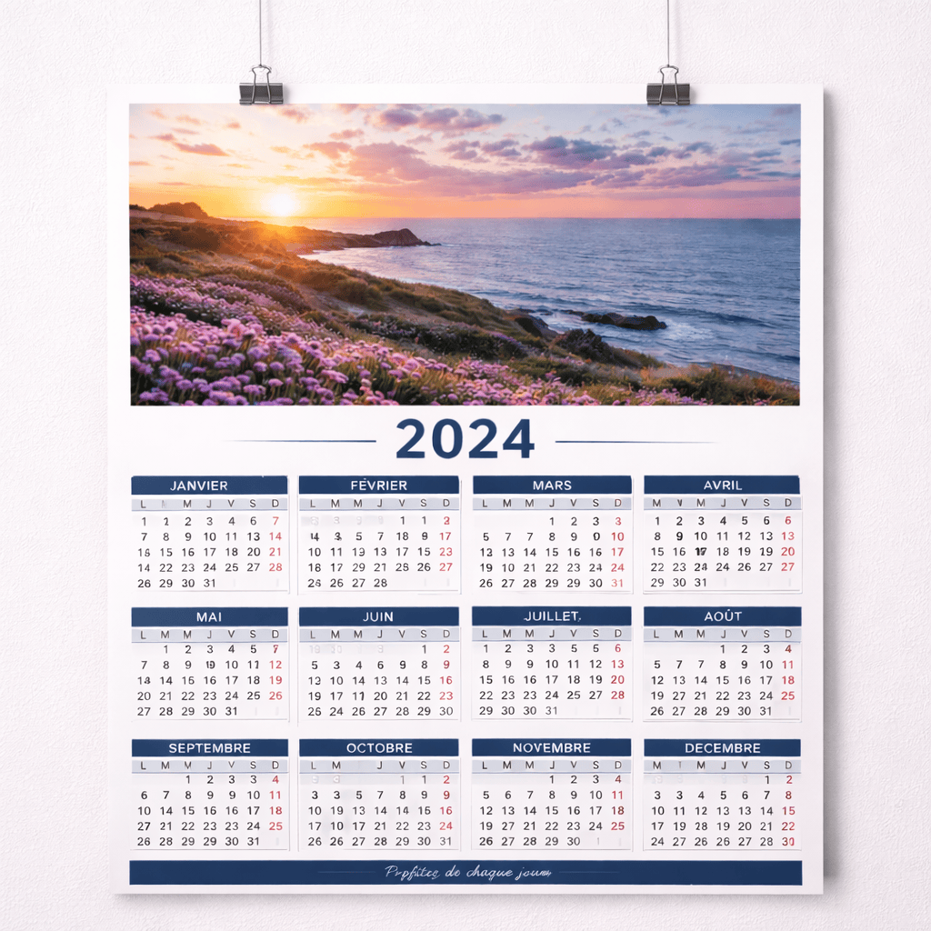 Le calendrier poster